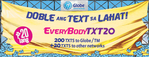 Globe EverybodyTxt20